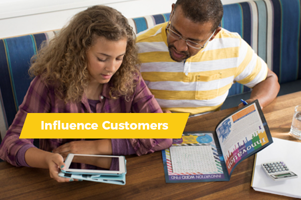 Influence customers Slide 6